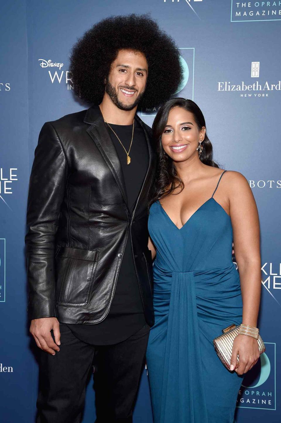 Colin Kaepernick and Nessa Diab attend as O, The Oprah Magazine hosts special NYC screening of "A Wrinkle In Time" at Walter Reade Theater at Walter Reade Theater on March 7, 2018 in New York City