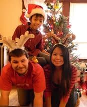 This picture was taken Christmas of 2012. My husband and I adopted my younger brother!