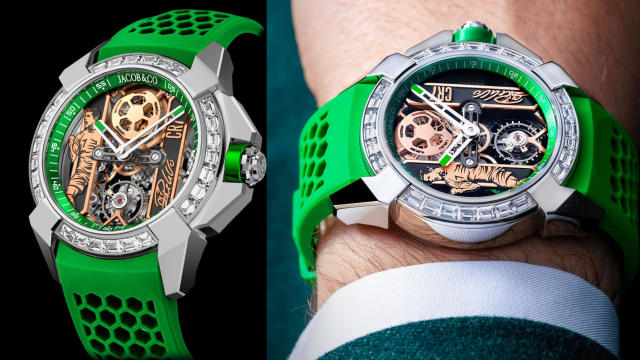 Ronaldo's new custom-made Heart of CR7 Baguette Jacob & Co. timepiece -  Luxebook