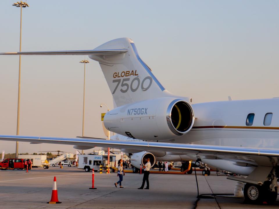 Bombardier Global 7500 Demonstration Aircraft — Dubai Airshow 2021