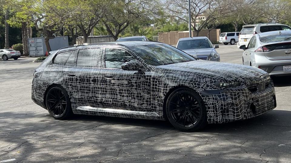 a car parked in a parking lot