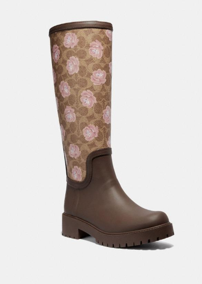 Rainboot With Signature Floral Print