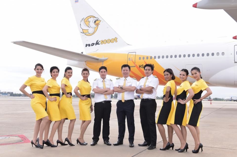 由新加坡酷航和泰國皇雀航空合資的酷鳥航空（NokScoot），將於10月26日開航台北-曼谷航線。（圖片提供/酷鳥航空）