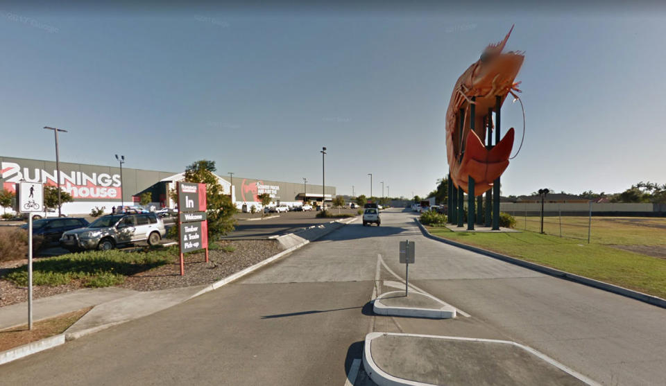 Mr Jorgensen positioned himself near the local Bunnings store from 6am in a hope to attract tradesmen. Photo: Google Maps