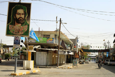 A view of Turkoman neighbourhood Shia is seen in Tuz Khurmato, Iraq September 24, 2017. REUTERS/Thaier Al-Sudani