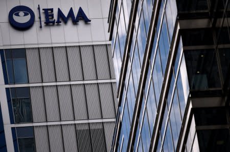 FILE PHOTO: The headquarters of the European Medicines Agency (EMA) is seen in London, Britain April 25, 2017. REUTERS/Hannah McKay/File Photo