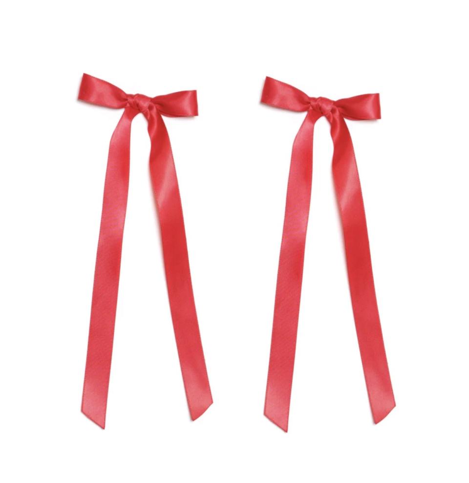 Sister Jane ribbon bow hairclips