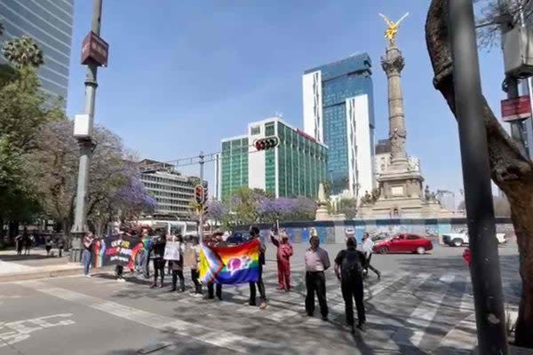 Decenas de personas exigen la liberación de Manuel Guerrero.