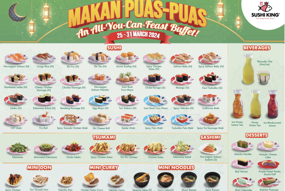 Sushi King - Makan Puas-puas buffet