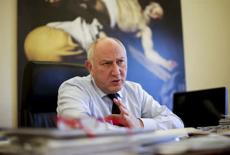 Italy's official in charge of implementation of national immigration policy Mario Morcone speaks during an interview with Reuters at the Interior Ministry in Rome, Italy, January 22, 2016. REUTERS/Max Rossi/File Photo