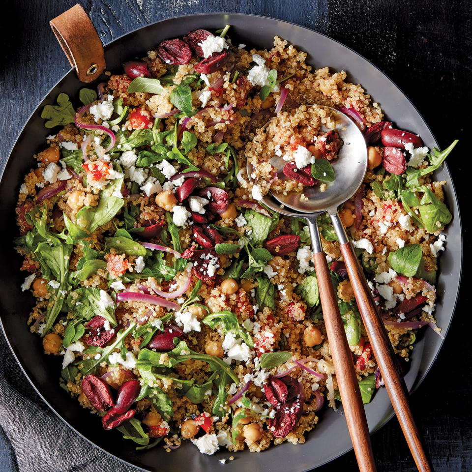 Slow-Cooker Quinoa Salad with Arugula & Feta