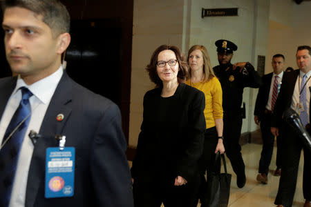 CIA Director Gina Haspel arrives to brief House leaders during a closed intelligence briefing on the death of Saudi dissident Jamal Khashoggi on Capitol Hill in Washington, U.S., December 12, 2018. REUTERS/Yuri Gripas