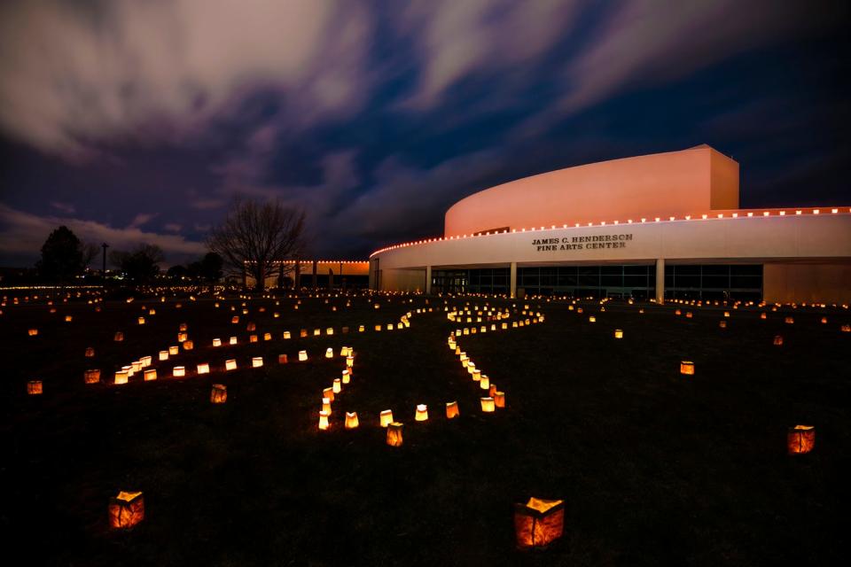 San Juan College's 45th luminarias display will take place from 6 to 9 p.m. Saturday, Dec. 2 on the college campus in Farmington.