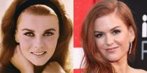 <p>It's normally Amy Adams that the public confuses Isla Fisher with, but looking back a few decades we can't stop seeing the likeness between Isla and <em>Bye Bye Birdie</em> actress Ann Margret.</p>