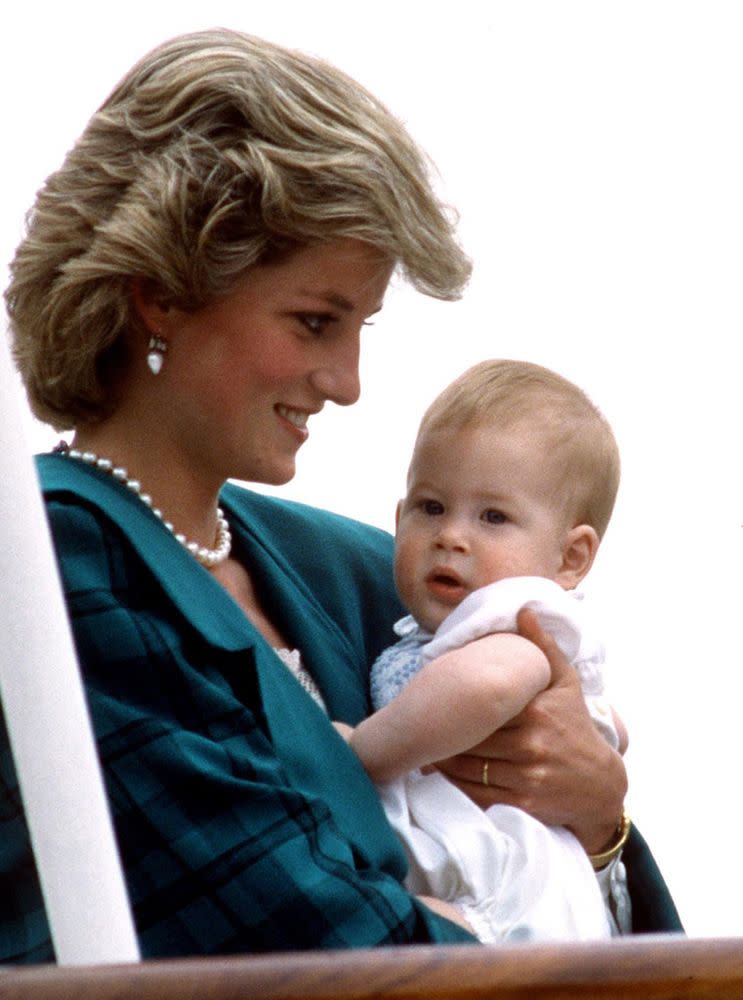 Princess Diana and Prince Harry | Tim Graham Photo Library via Getty