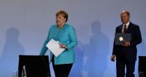 News conference after coalition meetings over stimulus measures in Berlin