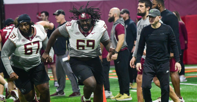 Florida State football LG Richie Leonard IV (injury) is out for the season - Yahoo Sports