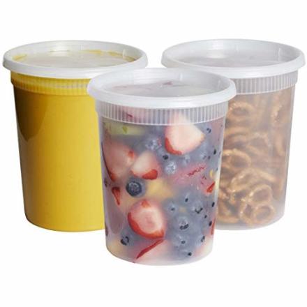 I'm obsessed with these deli food storage containers for meal prep