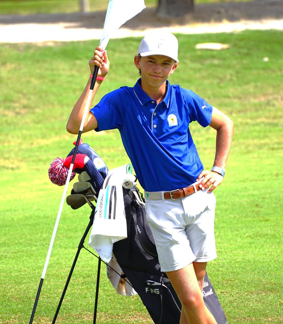 Miles Russell es el mejor jugador en la lista de puntos Rolex de la AJGA, lo que le valió un lugar en el equipo de la Copa Presidentes Juveniles de EE. UU.