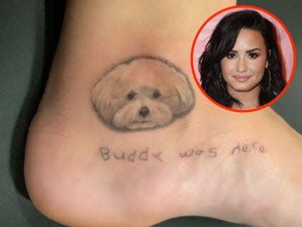 buddy demi lovato tatttoo