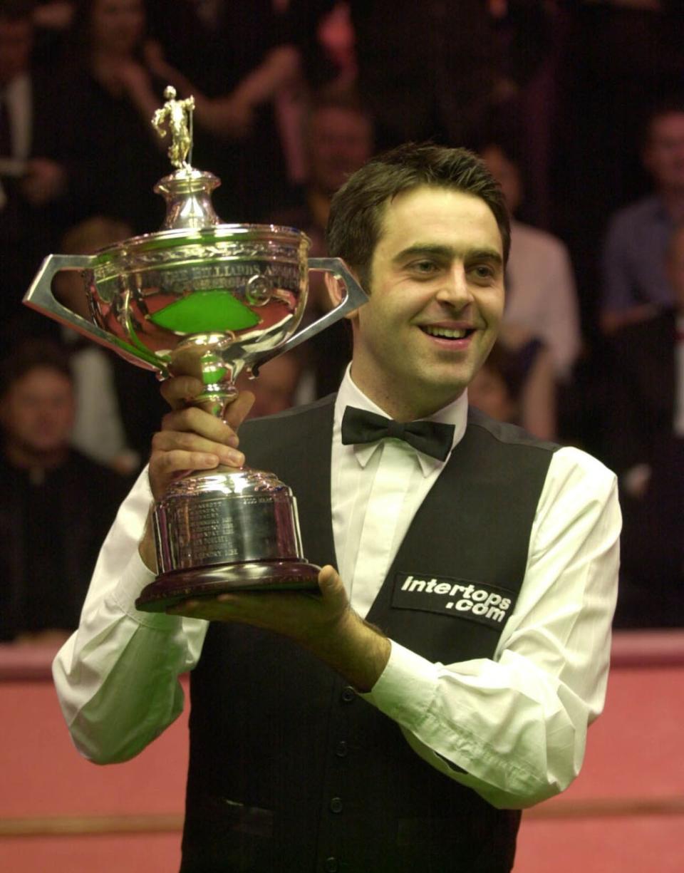 Ronnie O’Sullivan clinched his first world title in 2001 (Rui Vieira/PA) (PA Archive)