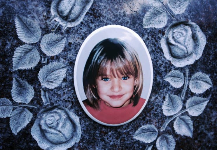 A memorial to murdered nine-year-old Peggy Knobloch