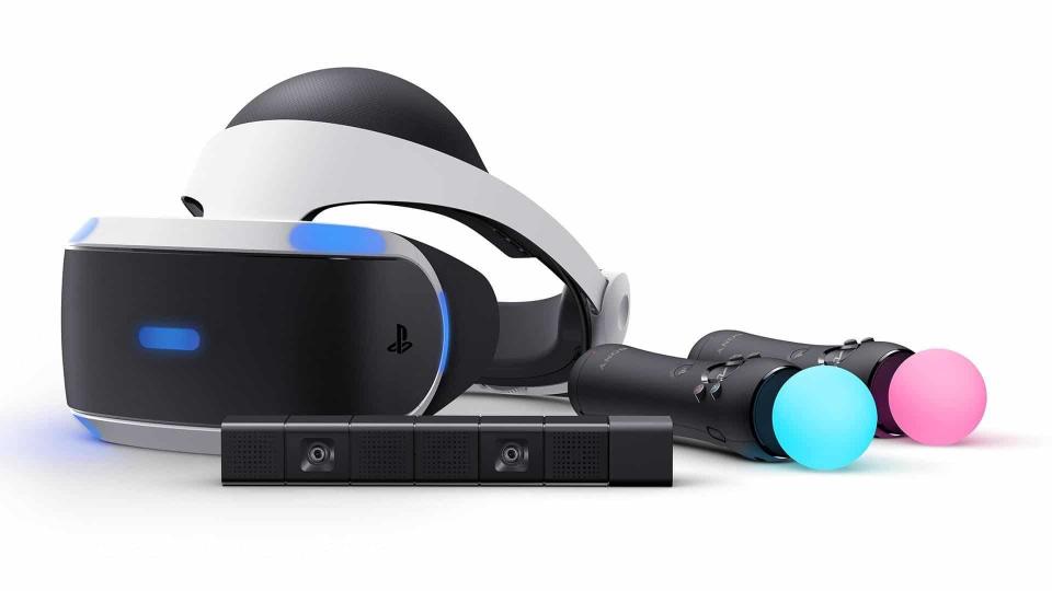 PlayStation VR (PSVR) headset - say by a PS Camera and PS Move controllers