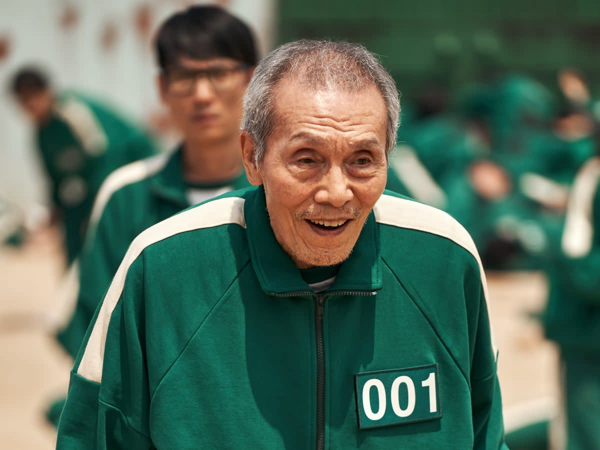 Oh Young-soo in Squid Game as Player 001, Oh Il-nam (The Old Man) (Netflix)