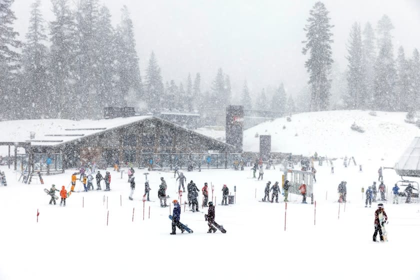 Mammoth Mountain got a fresh dump of snow earlier this week.