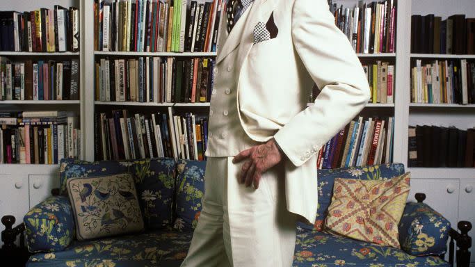 tom wolfe portrait session