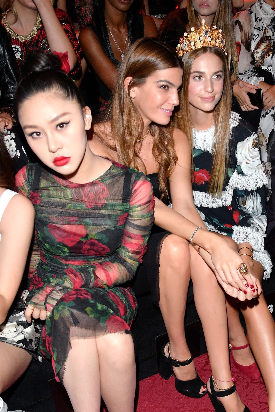 Natasha Lau, Bianca Brandolini, and Talita von Furstenberg