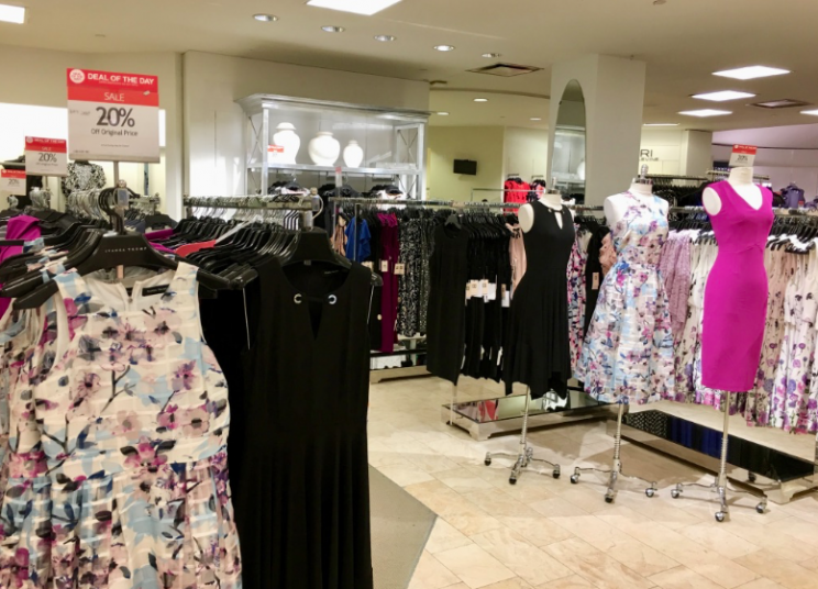 Ivanka Trump dresses on display at Macy’s in Herald Square, NYC (Melody Hahm)