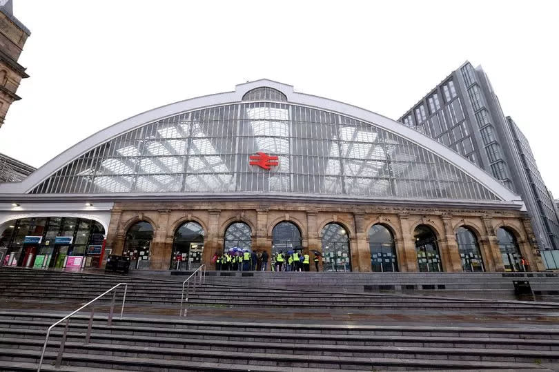 General view of Lime Street train station in Liverpool