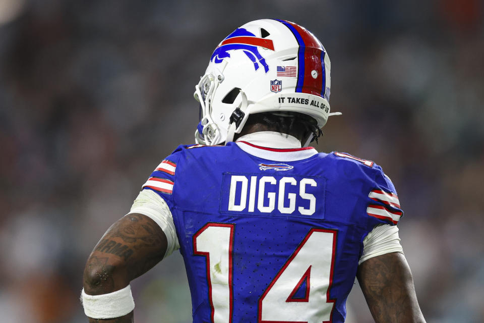 Stefon Diggs #14 of the Buffalo Bills