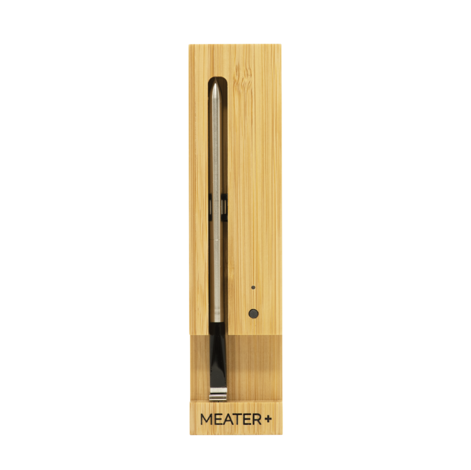 <p><a href="https://www.amazon.com/MEATER-Thermometer-Rotisserie-Bluetooth-Connectivity/dp/B07H8WTFHW?source=ps-sl-shoppingads-lpcontext&ref_=fplfs&psc=1&smid=A1K8S7R6M3LDFL&tag=syn-yahoo-20&ascsubtag=%5Bartid%7C2164.g.39587687%5Bsrc%7Cyahoo-us" rel="nofollow noopener" target="_blank" data-ylk="slk:Shop Now;elm:context_link;itc:0;sec:content-canvas" class="link ">Shop Now</a></p><p>Meater Plus With Bluetooth Repeater</p><p>amazon.com</p><p>$99.95</p><span class="copyright">Meater</span>