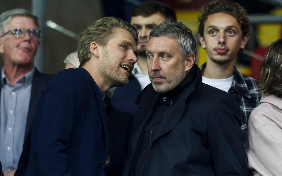 Southampton co-owner Rasmus Ankersen with director of football Jason Wilcox