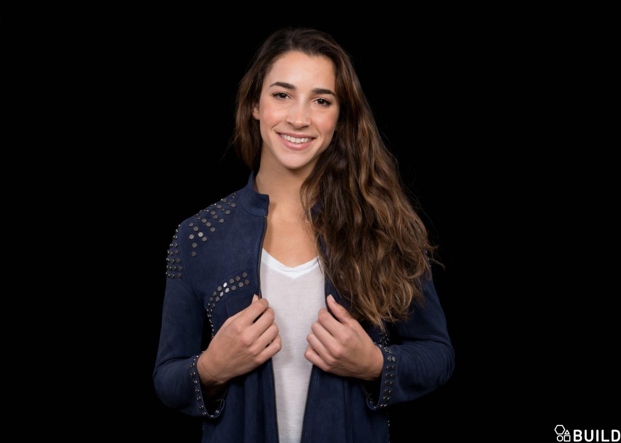 Aly Raisman visits AOL Hq for Build on October 24, 2016 in New York. Photos by Noam Galai