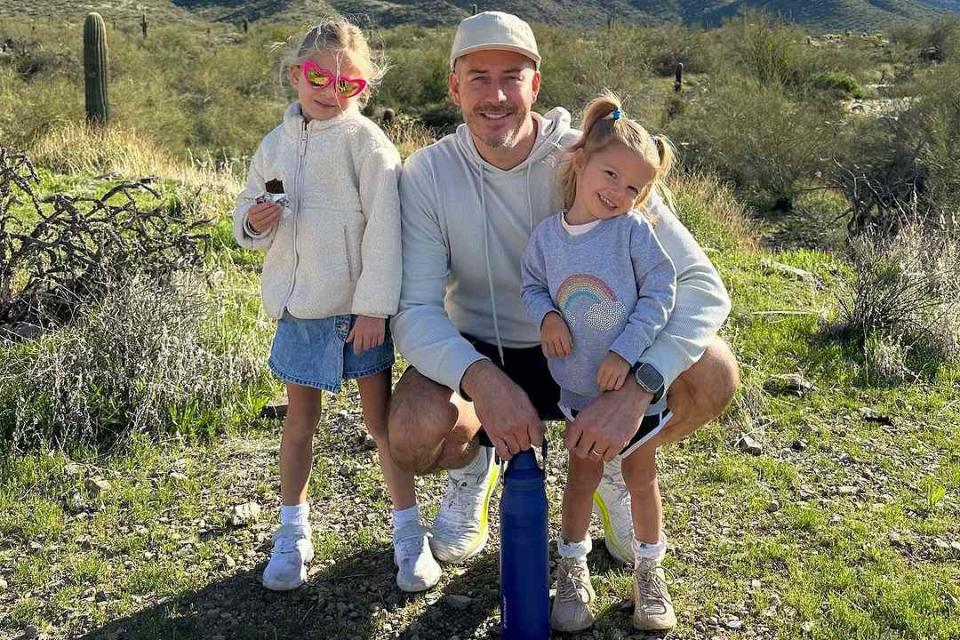 <p>Arie Luyendyk/Instagram</p> Arie Luyendyk and his daughters Alessi and Senna