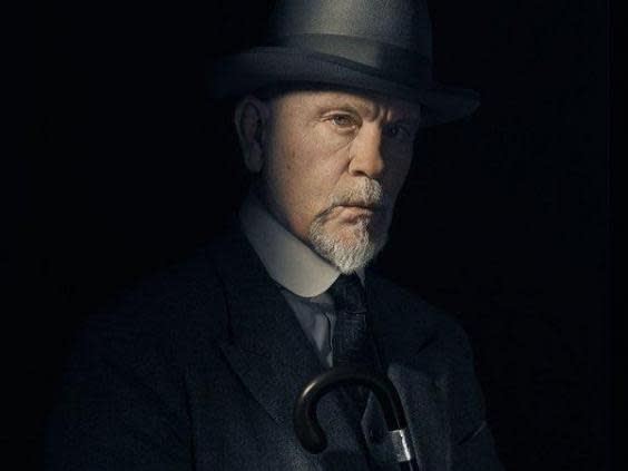 John Malkovich as Hercule Poirot in 'The ABC Murders' (BBC)