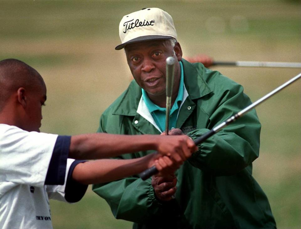 James Black, photographed at Sunset Hills Golf Course in Charlotte in 1997. LAURA MUELLER