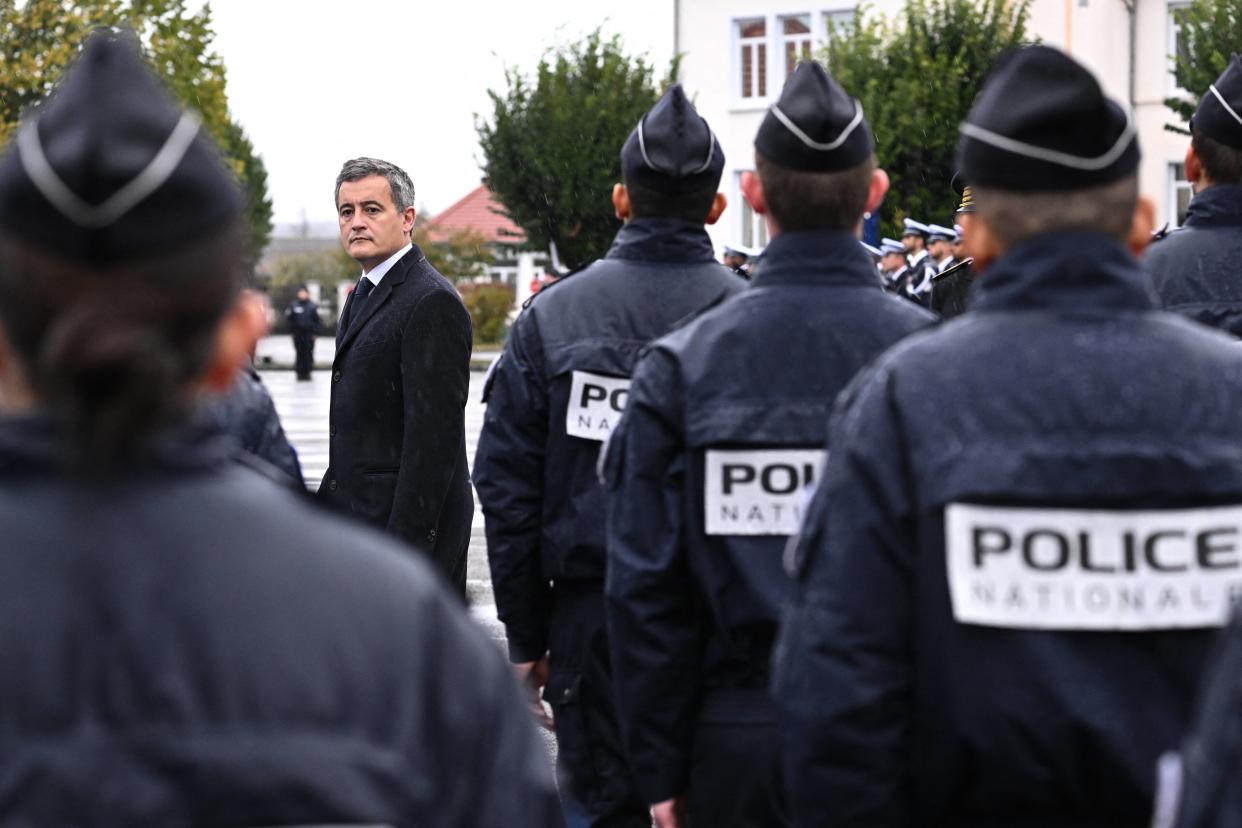 Qu’est-ce que « Défense collective », le mouvement d’ultragauche qui vent d’être dissous (Photo de Gérald Darmanin en 2023) ?