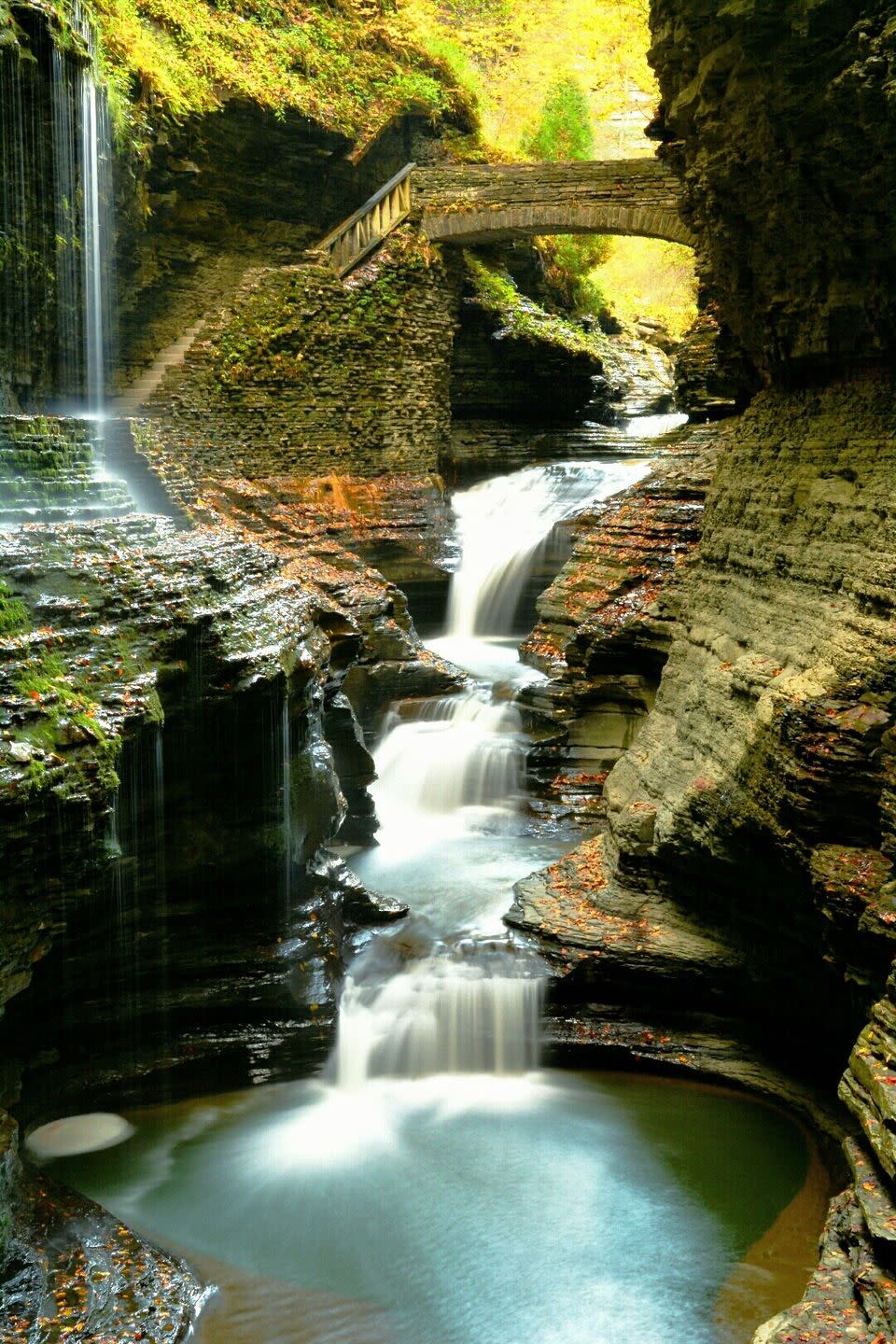 <p><strong>Where: </strong>Watkins Glen, New York</p><p><strong>Why We Love It: </strong>Located in New York's Finger Lakes Region, this narrow gorge features 19 waterfalls within the space of just two miles.</p>