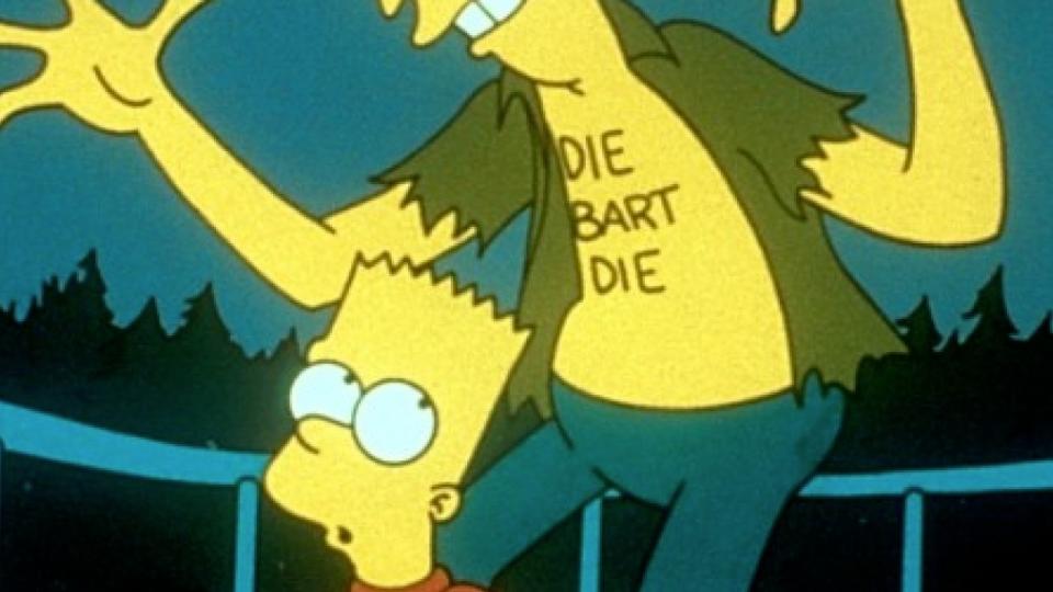 Sideshow Bob and Bart in Cape Feare