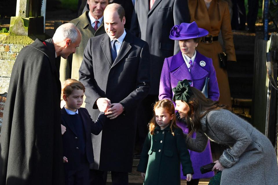 Prince Louis, 1, who is too young for the excursion, is likely being looked after by the family’s <a href="https://people.com/royals/royal-nanny-maria-turrion-borrallo-firm-but-loves-children-dearly/" rel="nofollow noopener" target="_blank" data-ylk="slk:trusted nanny, Maria Teresa Turrion Borrallo;elm:context_link;itc:0;sec:content-canvas" class="link ">trusted nanny, Maria Teresa Turrion Borrallo</a>, at the family’s nearby home of Anmer Hall. 