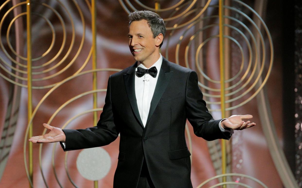 Seth Meyers hosts the 75th Golden Globe Awards in Beverly Hills, California - REUTERS