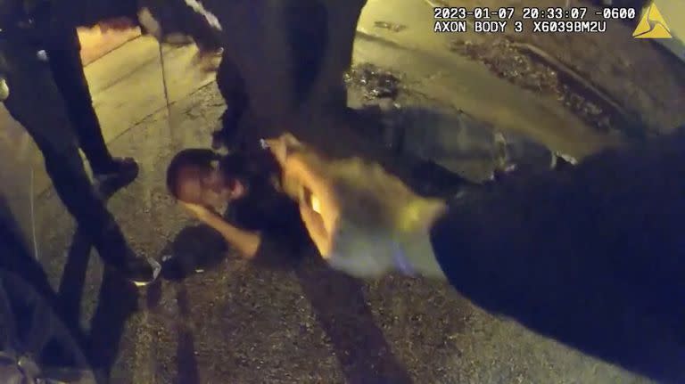 La agresión de los policías contra Tyre Nichols