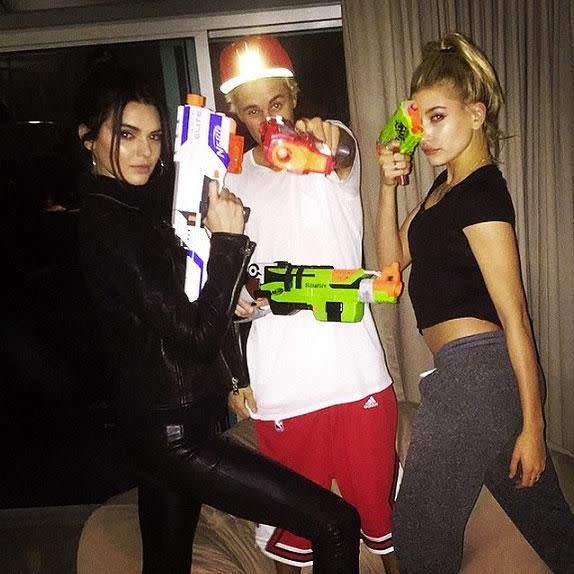 Hailey previously dated Justin Bieber, who has also romanced Selena Gomez, one of Taylor's BFFs. Source: Instagram