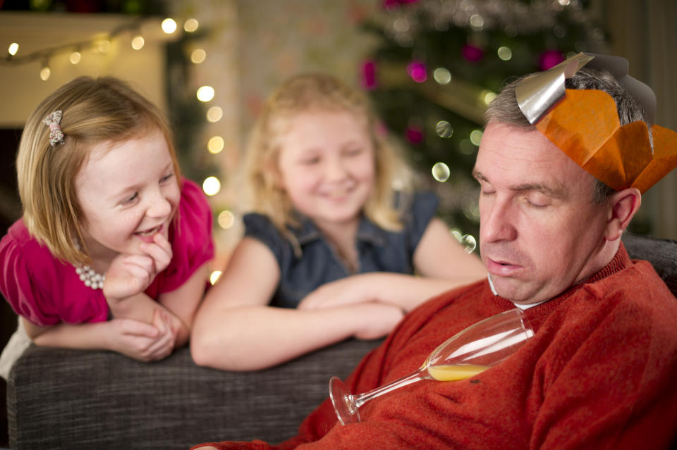 Babysitting following festive celebrations is up 500%. [Photo: Getty]