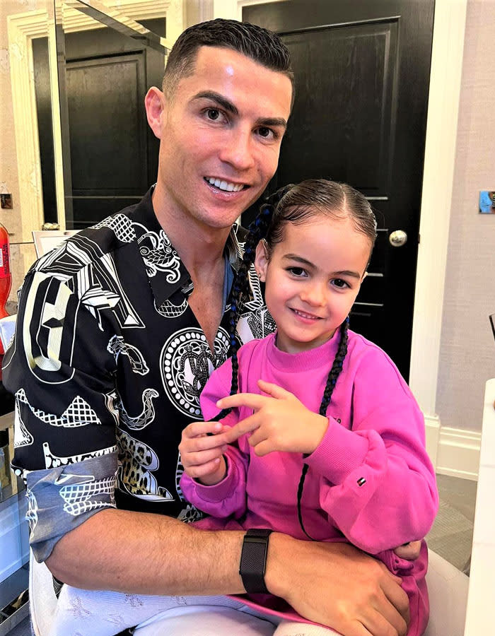 Cristiano posando con Alana Martina