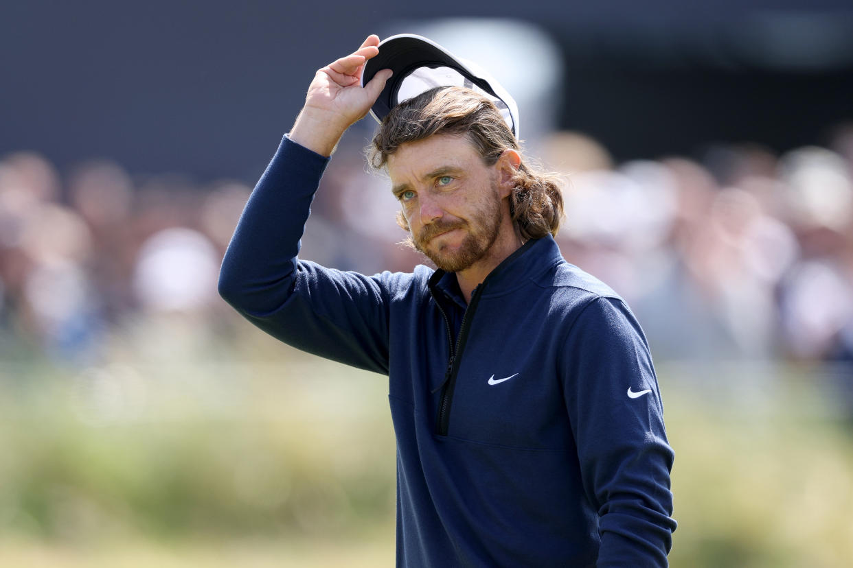 Tommy Fleetwood at the British Open